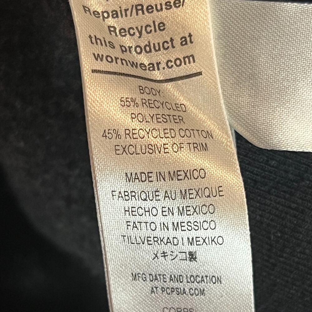 Patagonia Black Crew Sweatshirt with Chest Logo - Picture 4 of 9